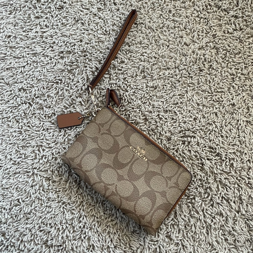 Small, coach wristlet
